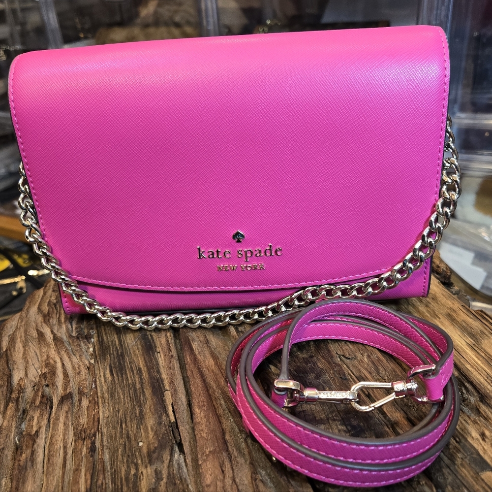 #167 NWOT - Kate Spade Carson Saffiano Leather Convertible Crossbody Bag